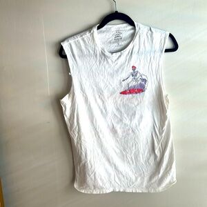 Call Your Mother Malibu California surf skeleton men’s Medium muscle tank